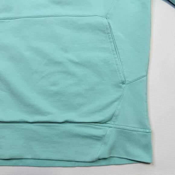 B Draddy 123rd US Open LACC Golf Pullover womens Medium Aqua 1/4 Zip Sweatshirt - Picture 6 of 10